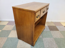 Load image into Gallery viewer, Vintage Salem Maple Bachelor Chest Console Table With Drawer and Shelf