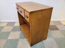 Load image into Gallery viewer, Vintage Salem Maple Bachelor Chest Console Table With Drawer and Shelf