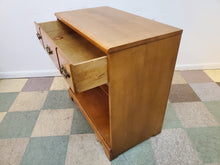 Load image into Gallery viewer, Vintage Salem Maple Bachelor Chest Console Table With Drawer and Shelf