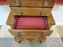 Load image into Gallery viewer, Oak Jewelry Armoire