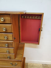 Load image into Gallery viewer, Oak Jewelry Armoire