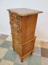 Load image into Gallery viewer, Oak Jewelry Armoire
