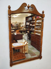 Load image into Gallery viewer, Vintage Maple Chippendale Style Wall Mirror