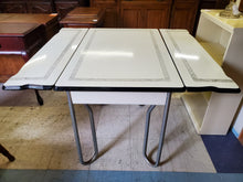 Load image into Gallery viewer, Antique Porcelain Enamel Top Table