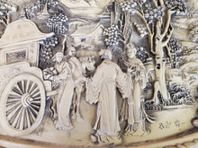 Load image into Gallery viewer, Vintage Ornate Carved Asian Resin Accent Table