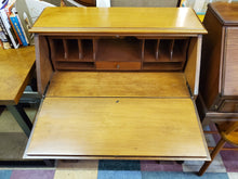 Load image into Gallery viewer, Vintage Solid Maple Slant Front Desk