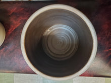 Load image into Gallery viewer, Vintage Rockdale Union Stoneware Salt Glazed Crock With Cobalt Blue Lady Figure With Flag