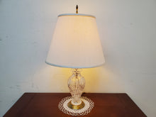 Load image into Gallery viewer, Vintage Crystal Cut Glass Table Lamp - 3 Way Switch