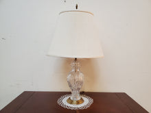 Load image into Gallery viewer, Vintage Crystal Cut Glass Table Lamp - 3 Way Switch