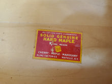 Load image into Gallery viewer, Vintage Solid Maple Nightstand - By Kling Furniture - One Drawer - Open Shelf