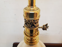 Load image into Gallery viewer, Pair Mid Century Stiffel Hollywood Regency Torchier Table Lamps With Shades - 3 Way Switches