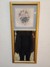 Load image into Gallery viewer, Vintage Wall Mirror With Floral Motif