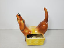 Load image into Gallery viewer, Set Of 3 1950's Ceramic Dachshund Dresser Caddies