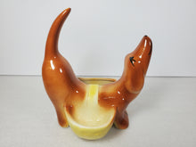 Load image into Gallery viewer, Set Of 3 1950's Ceramic Dachshund Dresser Caddies