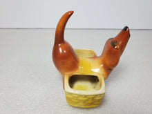 Load image into Gallery viewer, Set Of 3 1950's Ceramic Dachshund Dresser Caddies