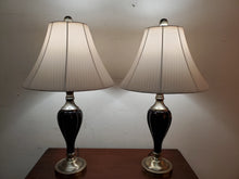 Load image into Gallery viewer, Brandy Ceramic Table Lamps With Brush Brass Finish