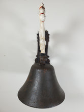 Load image into Gallery viewer, Antique Cast Iron Horse Dinner Bell Wall Mount