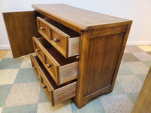 Load image into Gallery viewer, Vintage Oak Double Dresser By Dixie Furniture