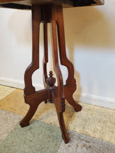 Load image into Gallery viewer, Victorian Marble Top Parlor Table - Oval