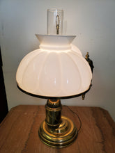 Load image into Gallery viewer, Vintage Student Lamp With Double Globe – 3 Way Switches Operating Separately