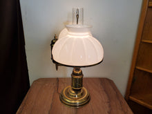 Load image into Gallery viewer, Vintage Student Lamp With Double Globe – 3 Way Switches Operating Separately