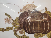 Load image into Gallery viewer, Kitagawa Utamaro – Katydid Print In Frame