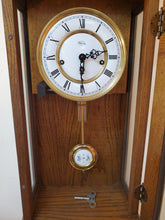 Load image into Gallery viewer, Vintage Ridgeway Wall Clock Made In Germany Mechanical Clock With Key