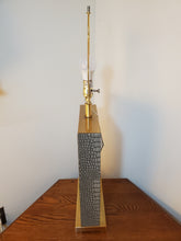 Load image into Gallery viewer, Safavieh Lighting Joyce Faux Alligator Gray Table Lamp