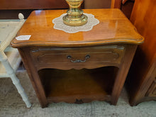 Load image into Gallery viewer, Vintage Ethan Allen Nightstand - One Drawer and Lower Shelf