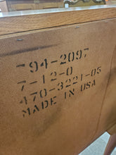 Load image into Gallery viewer, Vintage Broyhill Oak Drop Front Secretary Desk