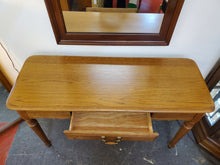 Load image into Gallery viewer, Vintage Oak Hall Table - Sofa Table With Drawer