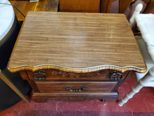 Load image into Gallery viewer, Vintage Nightstand By Lea Furniture - Has 2 Drawers