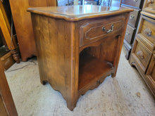Load image into Gallery viewer, Vintage Ethan Allen Nightstand - One Drawer and Lower Shelf