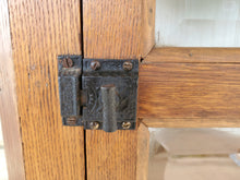 Load image into Gallery viewer, Antique Oak Corner Cupboard - Beveled Glass Single Door and 1 Drawer