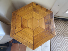 Load image into Gallery viewer, Side Table With Cabinet Doors - 6 Sided