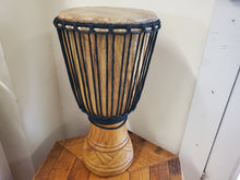 Load image into Gallery viewer, Vintage African Djembe Drum With Bag