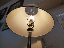 Load image into Gallery viewer, Vintage Brass Floor Lamp With Glass Table Top - 3 Way Switch