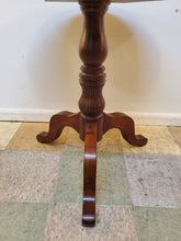 Load image into Gallery viewer, Vintage Round Pedestal Base Accent Table - Lamp Table By Drexel Heritage