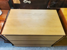 Load image into Gallery viewer, Modern 3 Drawer Dresser With Wood Veneer