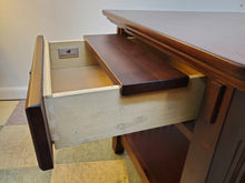 Load image into Gallery viewer, American Signature End Table With Drawer and Pull Out Drawer Shelf