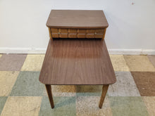 Load image into Gallery viewer, Mid Century Modern Step Back End Table With Drawer By Mersman Furniture