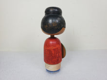 Load image into Gallery viewer, Vintage Japanese Kokeshi Wooden Doll 5” Bobble Head