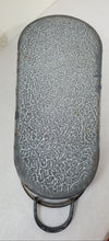 Load image into Gallery viewer, Vintage Gray Enamelware Roasting Pan – Hare Pan – Elongated - Narrow And Wide Side