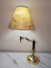 Load image into Gallery viewer, Vintage Brass Candlestick Desk Lamp With Adjustable Arm