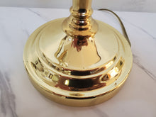 Load image into Gallery viewer, Vintage Brass Candlestick Desk Lamp With Adjustable Arm