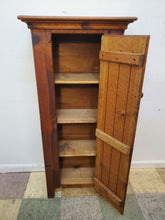 Load image into Gallery viewer, Vintage Country Pine Chimney Cupboard – Wooden Storage Cabinet - American Hearthside - Amish Made