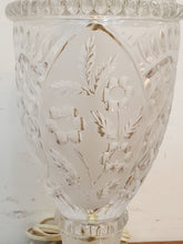 Load image into Gallery viewer, Pair Vintage Cut Glass Table Lamps – Lead Crystal – 3 Way Switch