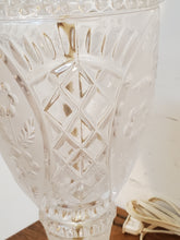 Load image into Gallery viewer, Pair Vintage Cut Glass Table Lamps – Lead Crystal – 3 Way Switch