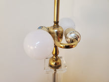 Load image into Gallery viewer, Vintage Clear Glass Column Lamp With Brass Base