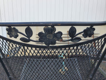 Load image into Gallery viewer, Two Vintage Wrought Iron Counter Top Barstools
